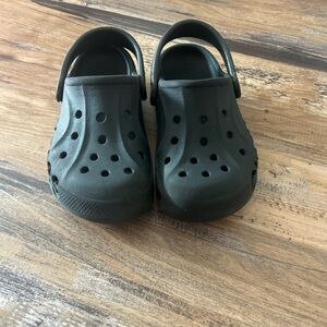 CROCS Kids Black Classic Clog Sandals